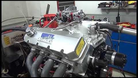 BBC 667HP 540 ENGINE DYNO RUN FOR CRAIG JOHNSON BY WHITE PERFORMANCE AND MACHINE