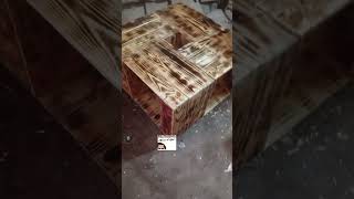 pallet coffee table ☕🍩 #palletscoffeetable #pallettable #palletcoffeetable #diypallets #pallets #diy