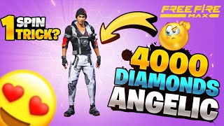 White Angelic Pant Spin | Free Fire Max | Only 1 Spin Trick?