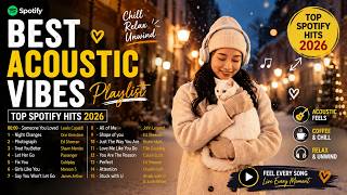 Positive Vibes Playlist 2026 🌿 Chill Acoustic Covers | Soft & Relaxing Feel Good Songs