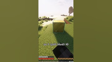 Day 1 of placing a gold block for every subscriber. #shorts #minecraft