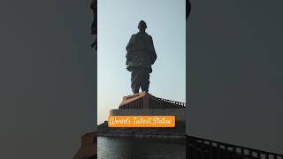 Statue of unity on the banks of river Narmada is world's tallest statue #statueofunity #india
