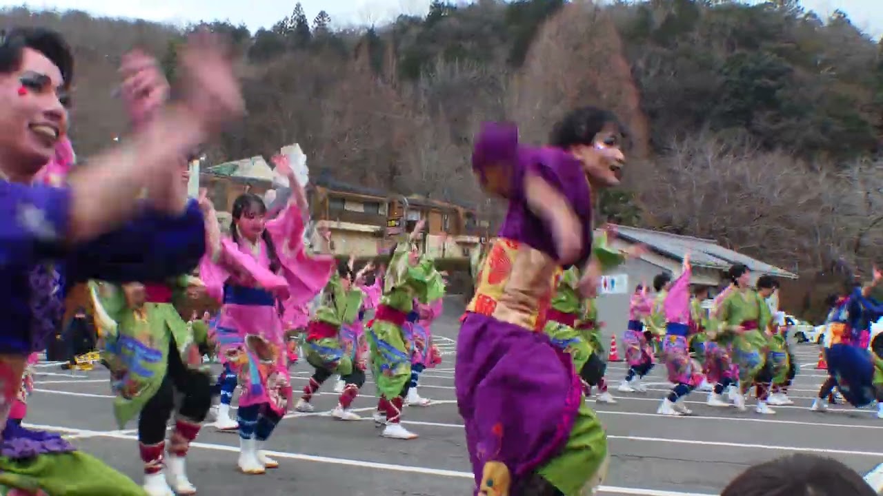 2026.2.1〖八雲一座〗鬼岩福鬼まつり②回目 鬼岩ドライブイン駐車場