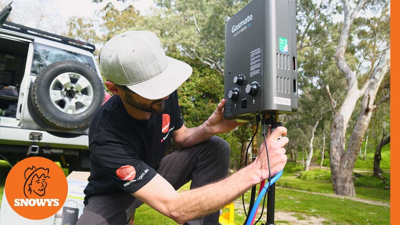 Gasmate WaterTech Portable Hot Water System - How to setup - YouTube