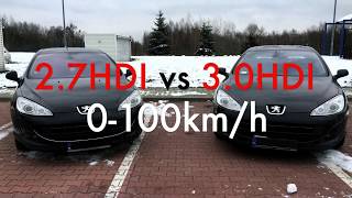 Peugeot 407 Coupe 2.7HDI vs 3.0HDI