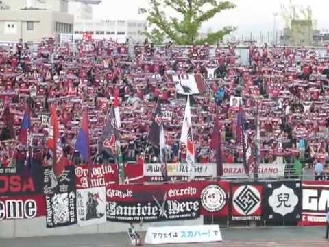2013.06.15　ファジアーノ岡山　福岡戦　ビッグフラッグ＆ユニ展開なし