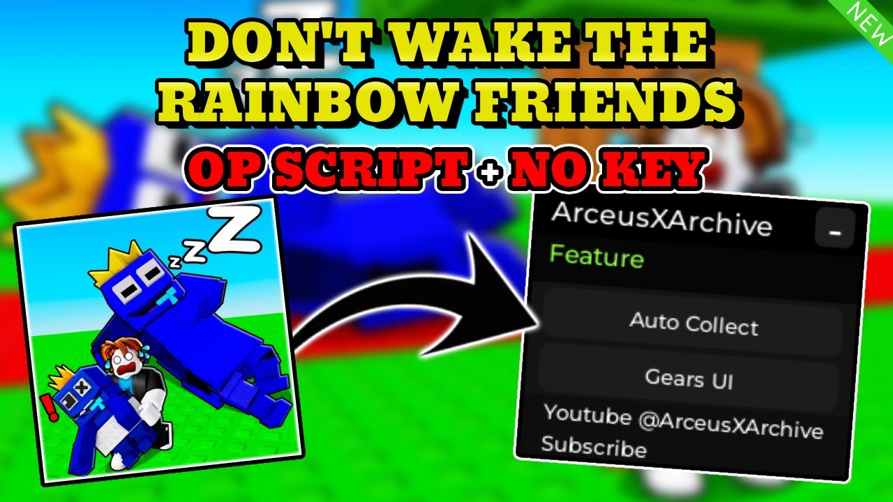 *NEW* Don't Wake The Rainbow Friends Script (AUTO COLLECT) PASTEBIN ...