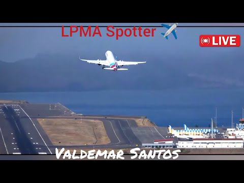 Madeira Airport Live Action LPMA Spotter ✈️ 02/07/2025