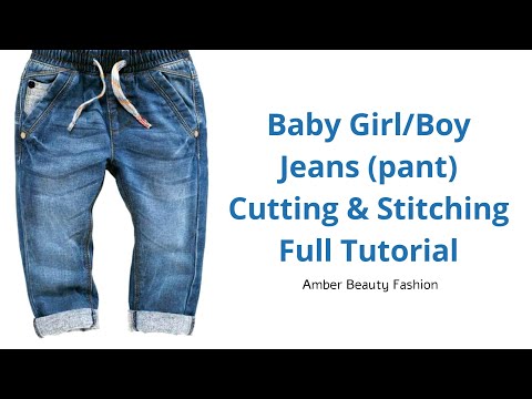 Video: How To Sew Baby Jeans