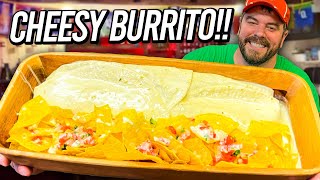 Jefe's Cheesy Steak and Chicken 5lb Mexican Burrito Challenge!!