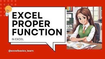 Excel Proper