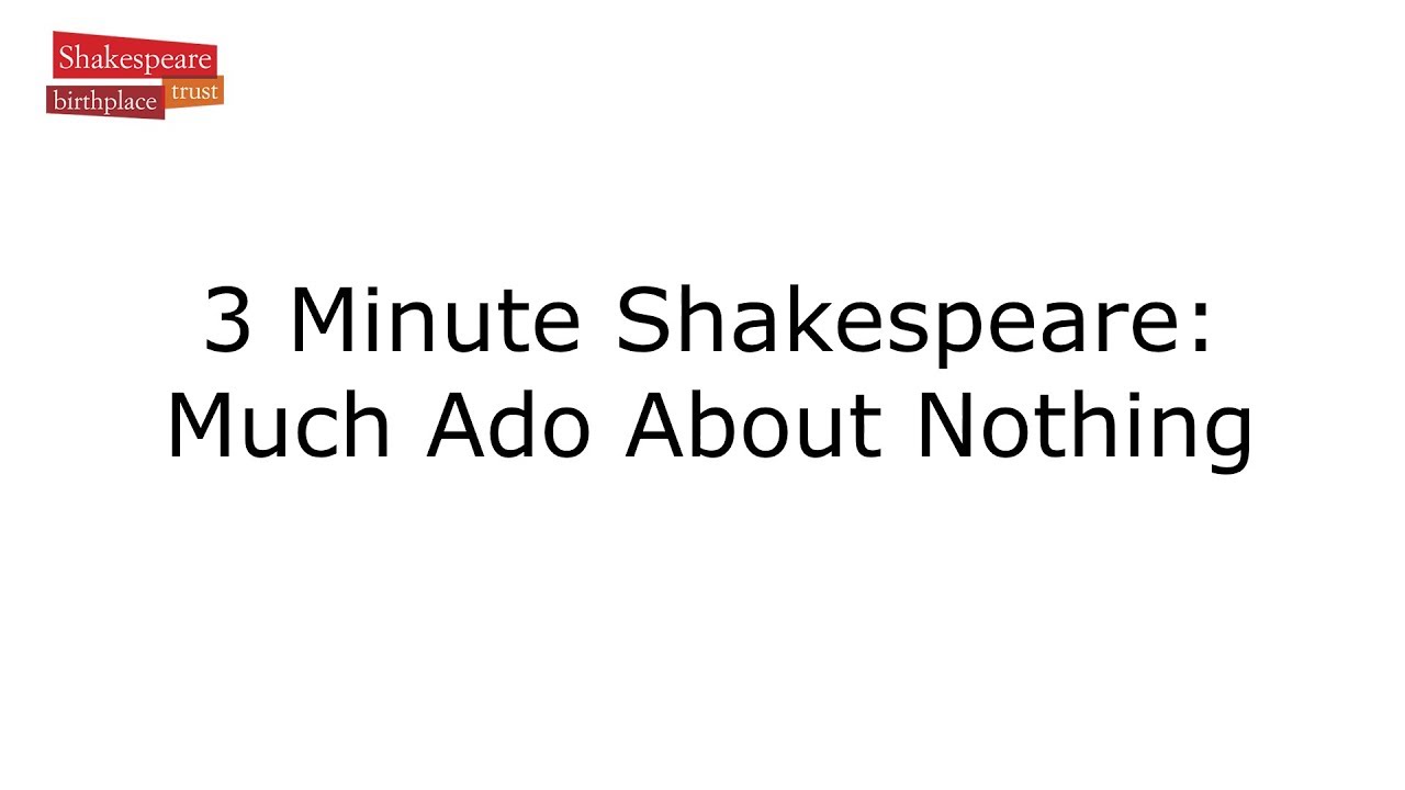 Реферат: The Title In Much Ado About Nothing