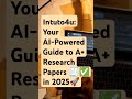 Start working smarter today! Visit Intuto4u.com for more AI-powered thesis help🚀🎯.
