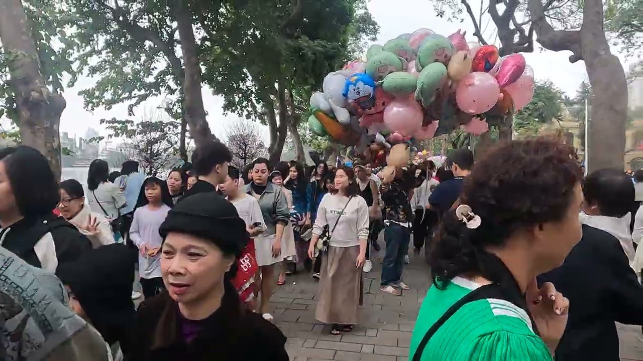 1 february 2025 Walk in Hanoi, Vietnam