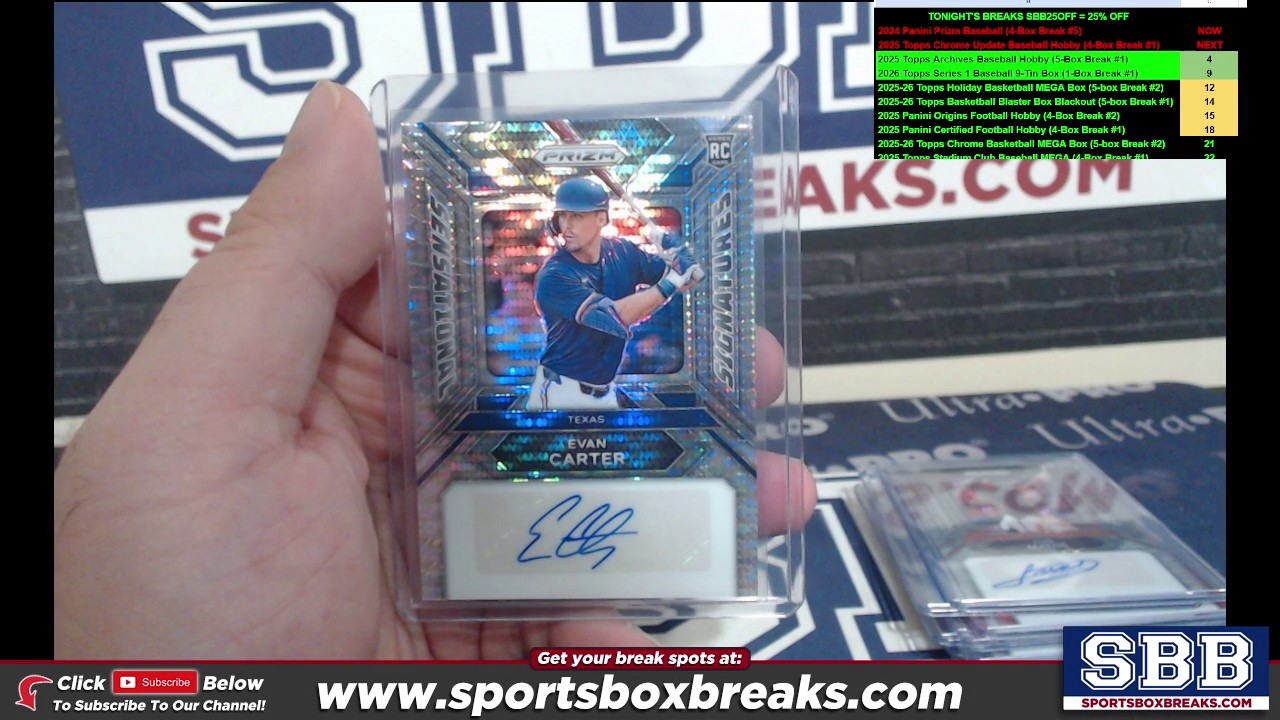 2024 Panini Prizm Baseball Hobby (Choose Team - 4-Box break #5)