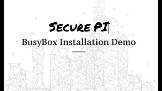 MH1905EVB  Busybox Installation Demo screenshot 2