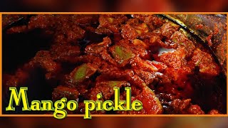 Andhra avakai pachadi || mango pickle in telugu || avakaya pachadi recipe || మామిడికాయ నిల్వ పచ్చడి