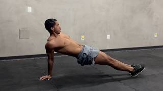 Single Arm Reverse Plank Bridge