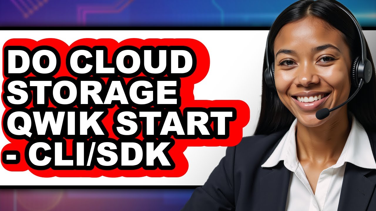How to Do Cloud Storage Qwik Start - Cli/sdk (only Way) - YouTube