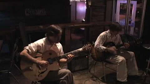 Neil Davis and Steve Peplin at the Hi Hat Garage