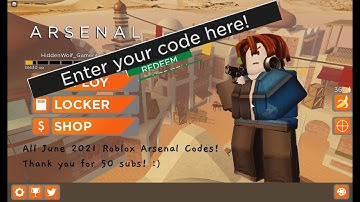 *NEW* ALL WORKING ARSENAL CODES JUNE 2021