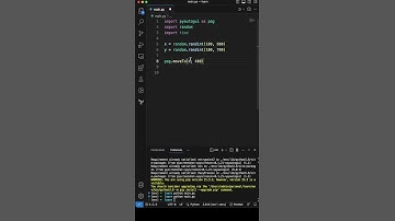 Python AUTO Mouse Mover!! in Just 60 Seconds #python #programming #coding #learnwithpratap