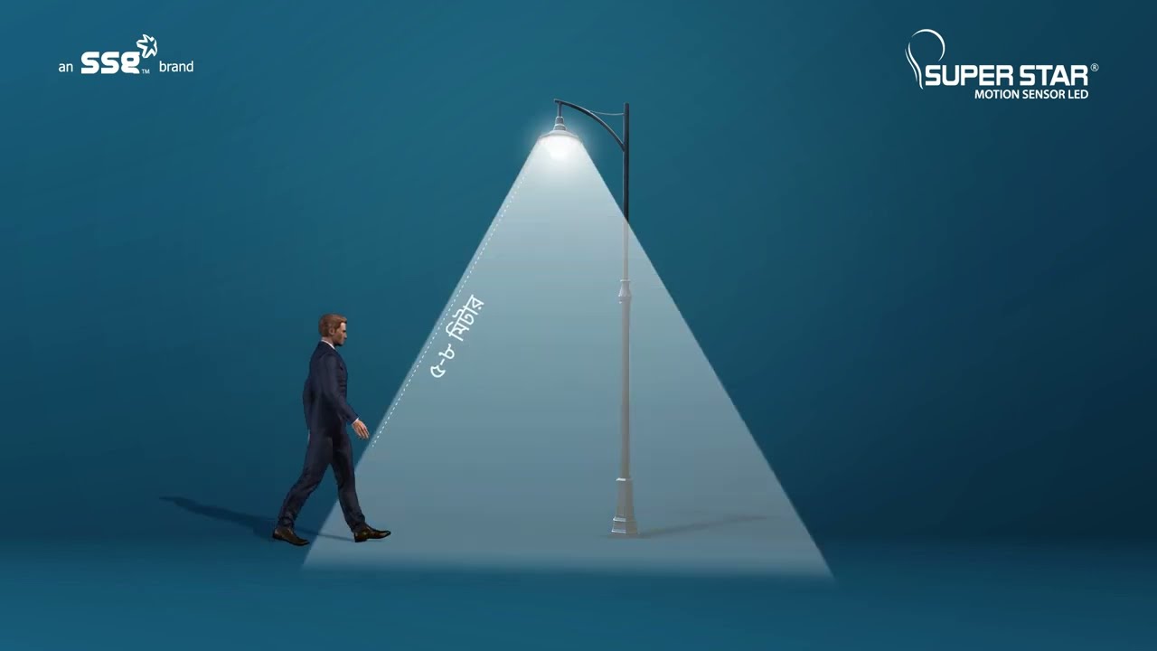 SUPER STAR MOTION SENSOR AC LED 9 WATT DAYLIGHT BULB REVIEW | ULA ONLINE SHOPPING