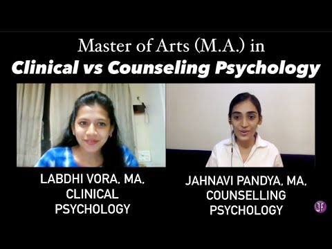 MA in Clinical vs Counselling Psychology Jahnavi Pandya feat. Labdhi Vora