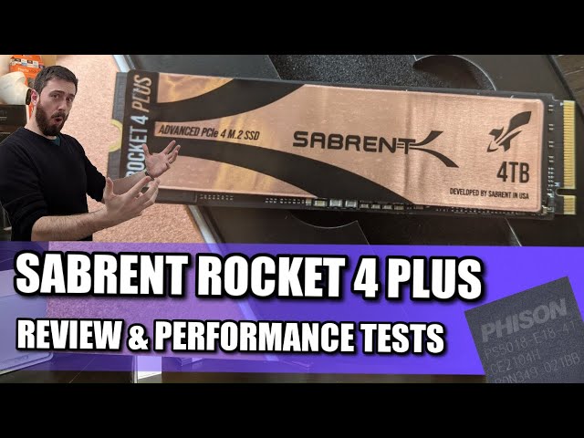 SABRENT 2TB Rocket 4 Plus NVMe 4.0 Gen4 PCIe M.2 Internal SSD Extreme  Performance Solid State Drive R/W 7100/6600MB/s (Latest Version)  (SB-RKT4P-2TB)