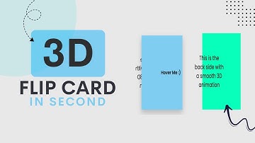 3D Flip Card Hover Effect Using HTML & CSS | Smooth Card Flip Animation Tutorial | Code with Nazia