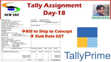 Tally Prime Assignment Day 18 by Deepak gupta