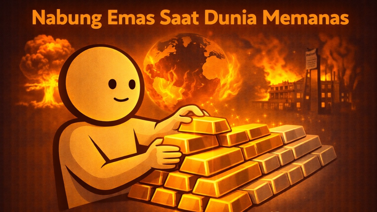 Nabung Emas Saat Dunia Memanas 🔥 Strategi Aman di Tengah Krisis Global