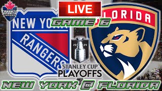 New York Rangers vs Florida Panthers Game 6 LIVE Stream Game Audio | NHL Playoffs Streamcast & Chat