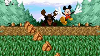 Mickey Mania  [SEGA Mega Drive] FULL Walkthrough - Gameplay [Smooth Filter]