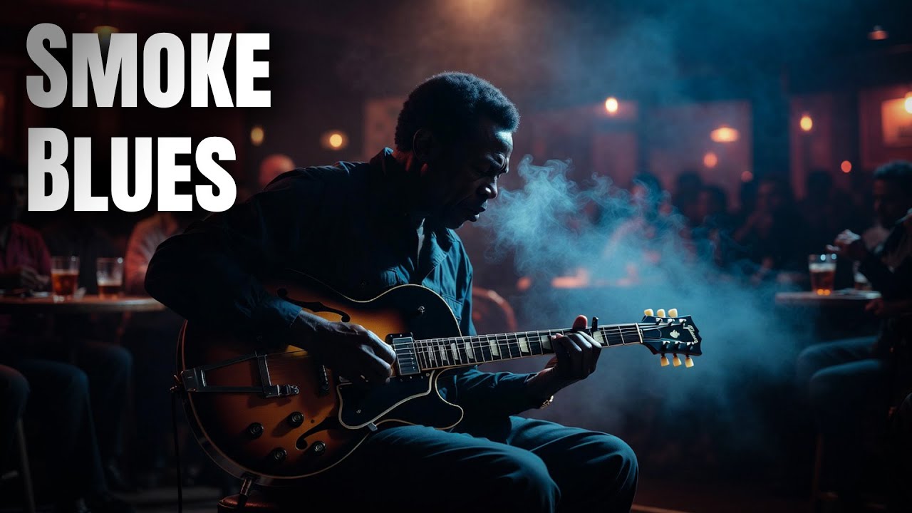Smoke Blue 🎸 Deep Night Blues, Smoky Guitar & Soulful City Vibe