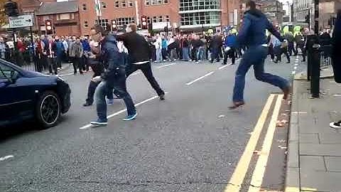 England fight Chelsea hooligans v Norwich. Norwich take a L! Chelsea hooligans too strong!