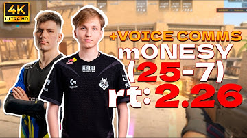 m0NESY (25-7) rt:2.26 w/b1t +VOICE COMMS (mirage) | EU FACEIT RANKED l #cs2 #pov