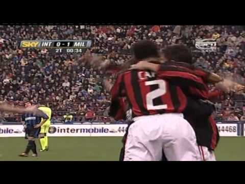 Kaka's first goal with Milan against Inter 05-10-2003