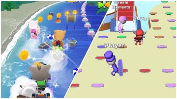 Tom jetski 2 | Bridge Race - All Level Gameplay Android,iOS