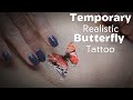 Discovering the beauty of butterflies through temporary tattoos 
