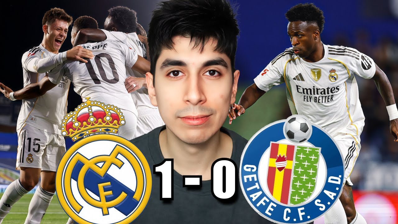EL REAL MADRID SIGUE IMPARABLE, LE GANA 1-0 AL GETAFE CON GOL DE MBAPPÉ ...