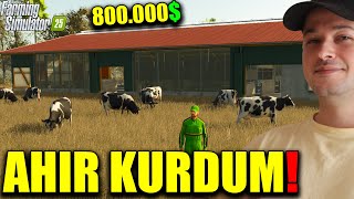 DEVASA İNEK AHIRI KURDUM! (OTOMATİK TKT YAPIYOR) 114 İNEK ALDIK! Farming Simulator 2025 #26 screenshot 3