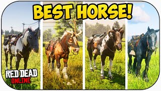 What is the BEST HORSE In Red Dead Online? (Kladruber vs Breton vs Criollo vs Norfolk Roadster)