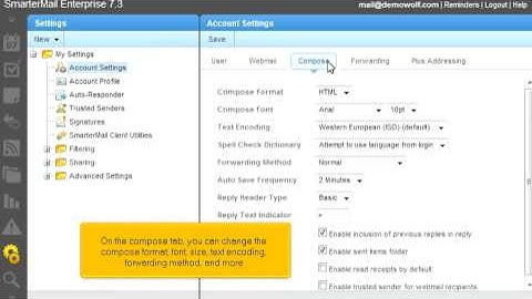 12. How to change your settings in SmarterMail (www.LotSui.com)