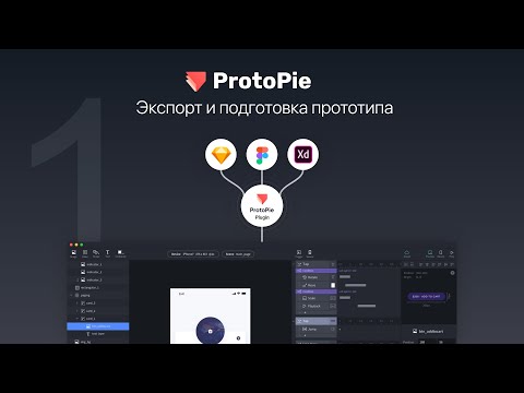 01 ProtoPie. Экспорт и подготовка дизайна для прототипирования