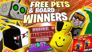 Ghost Simulator FREE PETS WINNERS OOF ! SCAR ! Skeley & Spikes ! ALL CODES Roblox Card Giveaway Leak
