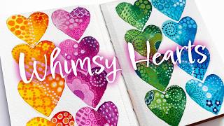 DIY Whimsical Hearts | Easy steps 🩵🩷