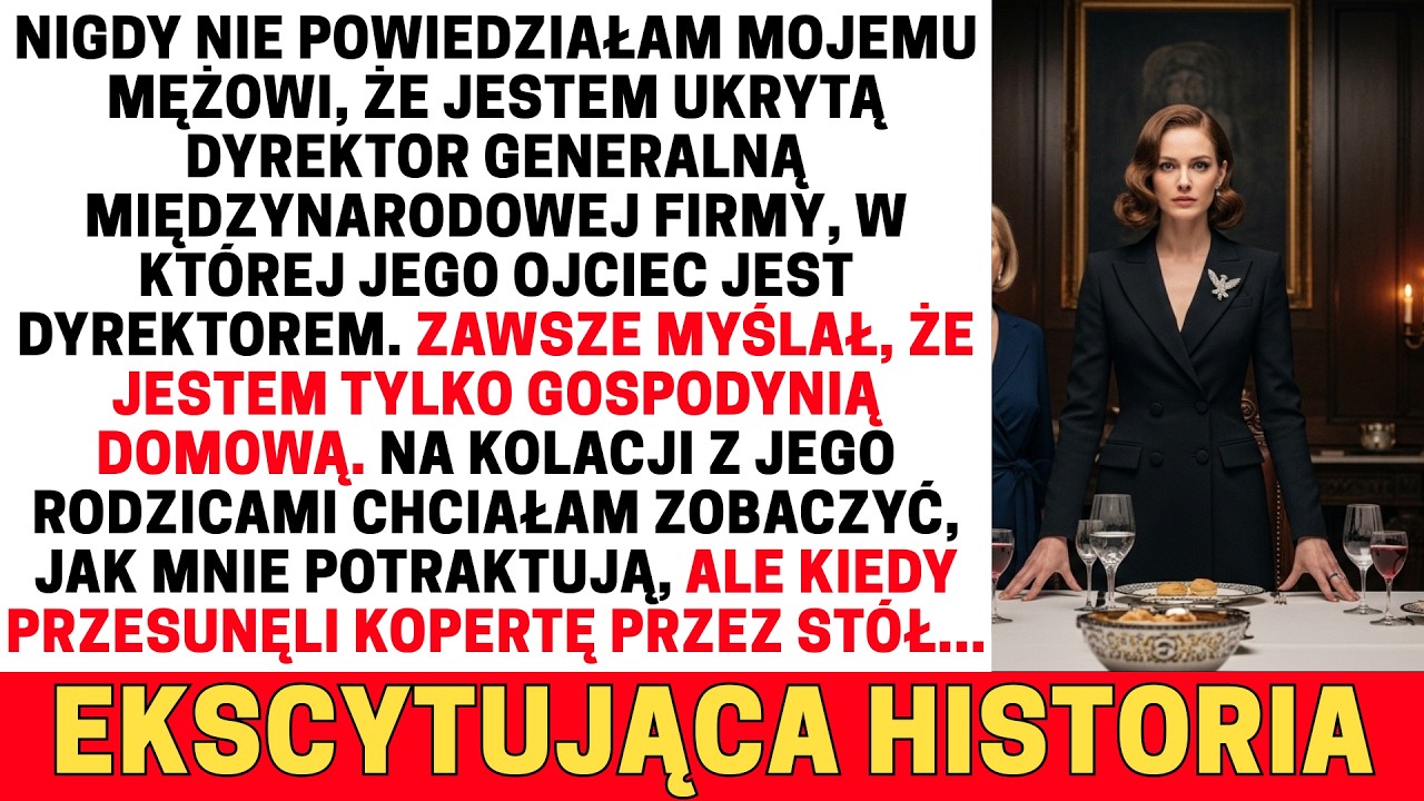 Nigdy nie powiedziałam mężowi, że jestem prawdziwą dyrektor generalną firmy, w której pracuje jego…