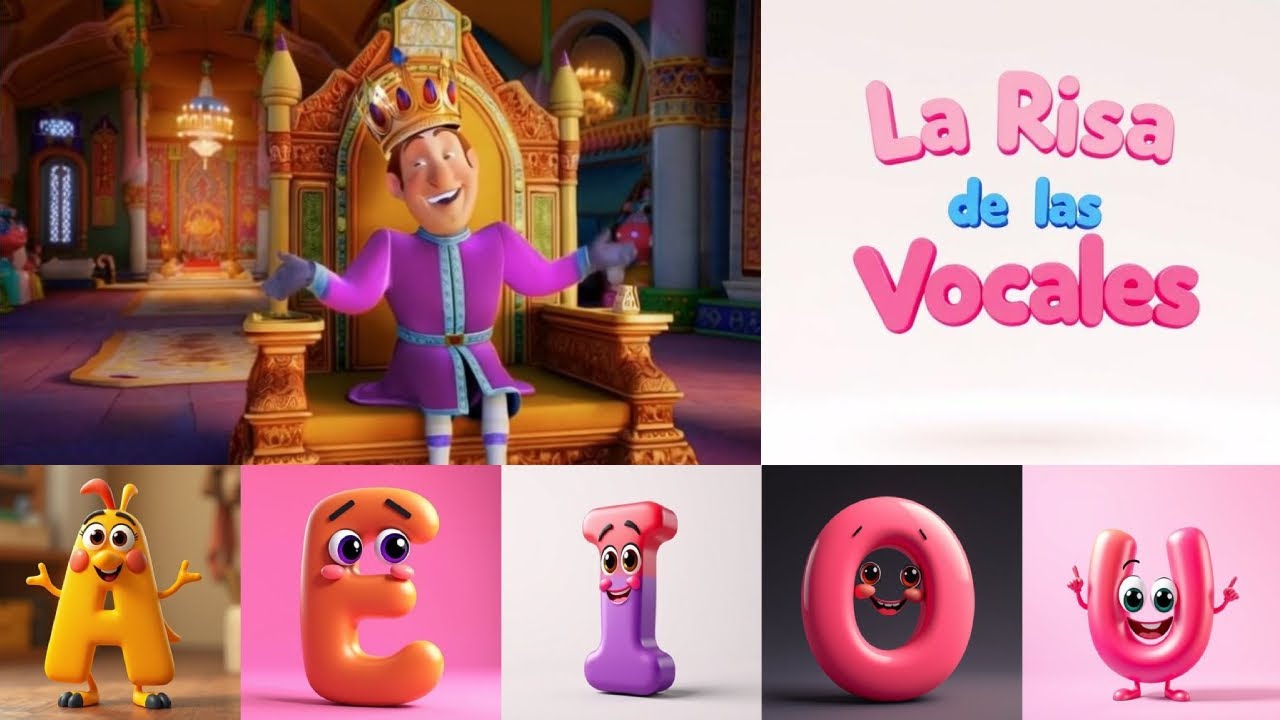 🎤 La Risa de las Vocales – Aprende Jugando con la A, E, I, O, U 🎶 - YouTube