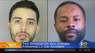 Brooklyn Men Arrested On Gun Charges Following Crash